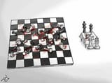 chess_board_kings_and_queens_dinner_for_a_few_chess_board_laid_waste_to_all_the_pieces