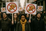 pizza protest