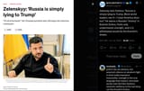 Zelensky tells Politico, &#039;Russia is simply lying to Trump. Most world leaders see it—I hope America does too.&#039; He warns a Russian &#039;victory&#039; is Kremlin fiction 12-06-2025 U.S. withdrawal. Kremlin’s dream