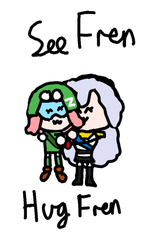 see fren hug fren