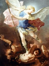 Luca_Giordano_-_St_Michael_defeats_demon_by_Luca_Giordano_(1634-1705)_oil_on_canvas_-_(MeisterDrucke-1422622)