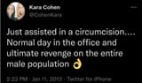circumcision revenge on male population