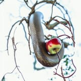 happy merchant snake apple