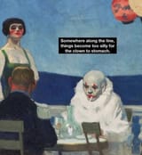 a clown in clown world