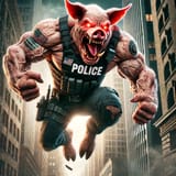 Enraged Pig Jumping