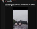 Screenshot 2025-06-12 at 22-13-55 Nigel Nelson (@nnelsonni) 🚨 Portadown Rocks are being hurled at police as clashes break out between youths and officers. nitter