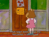 you cant read