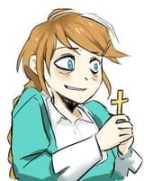 Christ-Chan warding off evil
