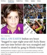 Hindu temple gang rape Asifa Bano
