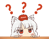 awoo - peeking and thinking