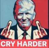 trump cry harder maga
