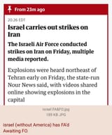 israel will find out