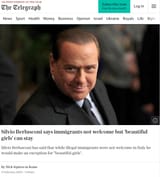 Berlusconi immigration policy