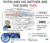 Putin is a jew fake