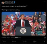 Trump death penalty for antisemitism