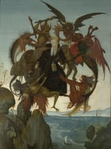 Temptation Sv.Anthony (1487-1488) (USA, Fort Worth, Museum Art Kimbell)