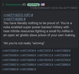 Proud of what?