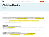 Christian Identity ADL website