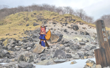 Japanese fox spirit freed from binding stone