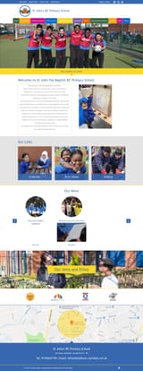 Screenshot St John the Baptist RC Primary School