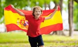 Spain-boy-flag