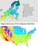 Koppen.climate.europe.usa