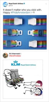 KLM faggotry