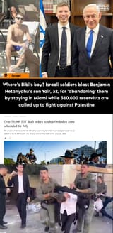 bibi son in flordia vs Orthodox Jews drafted