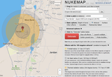 israel nukemap
