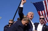 Trump fist