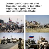 America Russia ground war against Islamic State