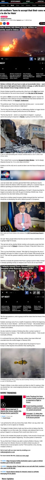 UkraineWarNatoBritishMothersDieSons2025