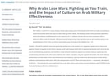 WhyArabsLoseWars