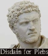 disdain for pleb