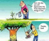 Society grows great when old men plant trees whose shade they know they shall never sit in.