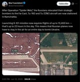 After Operation &#039;Spider Web,&#039; the Russians relocated their strategic bombers to the Far East. Tu-160 and Tu-22M3 aircraft are now stationed in Kamchatka 12-06-2025