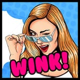 wink