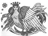 Mokosha - Mokoš - Mokoša slavic folklore goddes Sirin bird