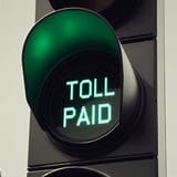 toll paid green light