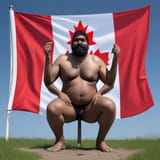Giant_indian_man_pooping_on_a_Canadian_flag_3946623266 (1)