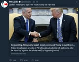 trump wikileaks netanyahu puppet