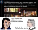if you can&#039;t compete with dead white male writers