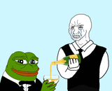 pepe-smirking-served-champagne-by-wojak