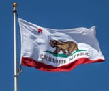 California-state-flag-flying