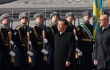 Chinese President and general secretary of the Communist Party of China (CPC) Central Committee and chairman of the Central Military Commission, Xi Jinping is recieved in Moscow