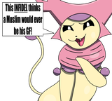This Infidel thinks a Muslim will ever be his GF