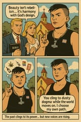 Christcucks BTFO&#039;ed by pagan Sassy Sally 666