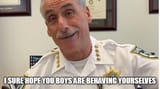 Sheriff Mike Behaving