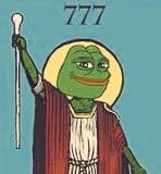 reaction 777 holy victorious pepe christian