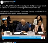 ADL&#039;s Greenblatt Threatens Americans